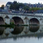 Loire-dalen og dens slott Detaljert kart over Loire-slott
